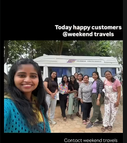 Happy customers travelling with Weekend Tours and Travels